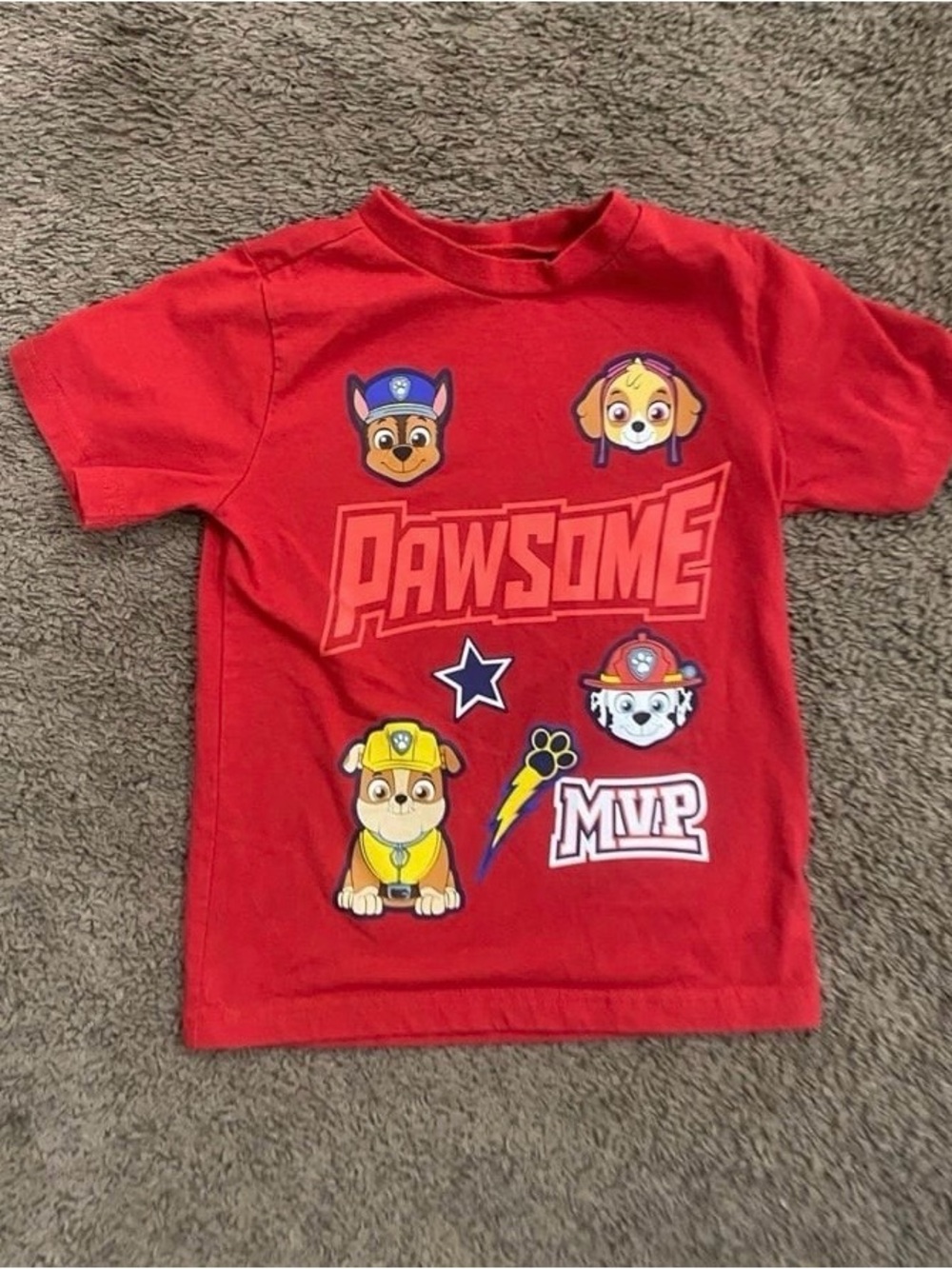 Boys Paw Patrol Pawsome Shirt size 5t - Picture 5 of 8